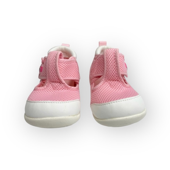 crtartu 𖠌 Mesh T Strap Cartoon Bunny Baby Walker Sandals 𖠌 Pink Toddler 6 6.5 - Picture 8 of 16